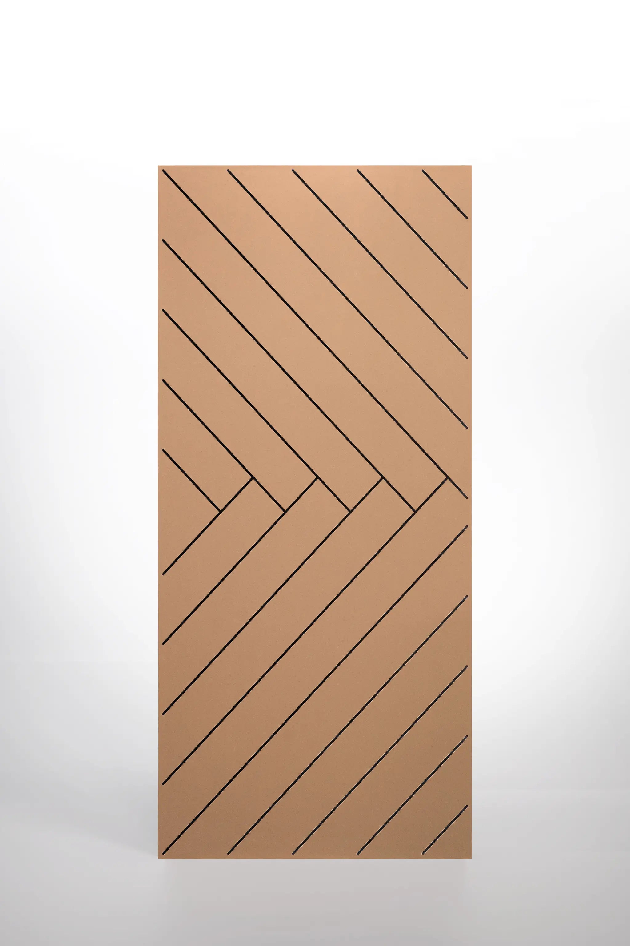 Herringbone Fiberglass Entry Door