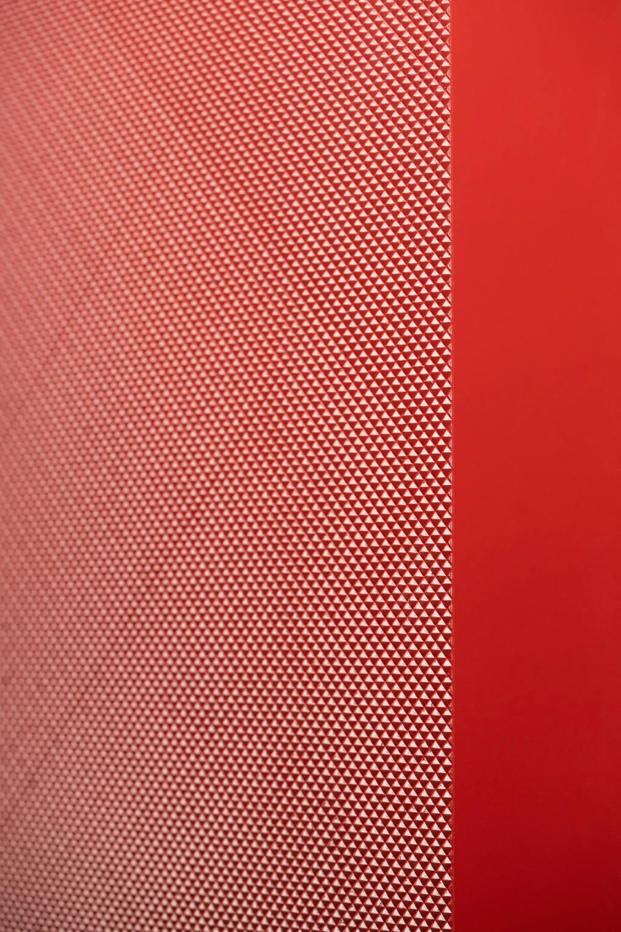 Knurled Red Luxury Entry Door